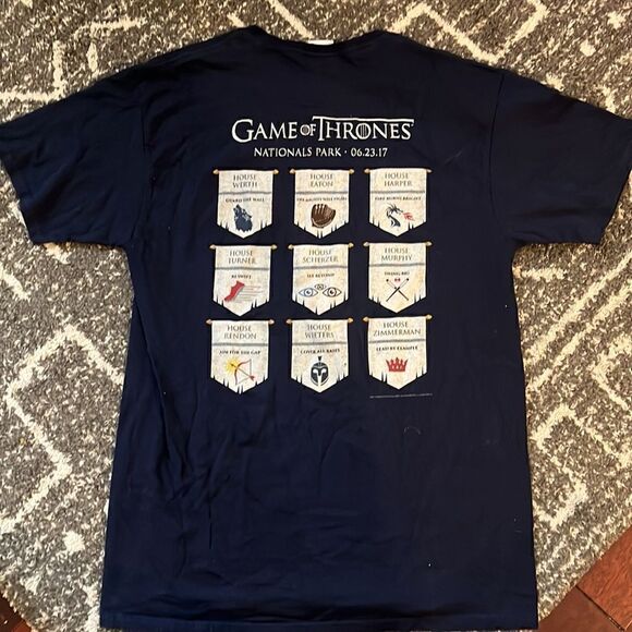MLB Washington Nationals Game of Thrones gameday t-shirt, size M - Picture 2 of 5